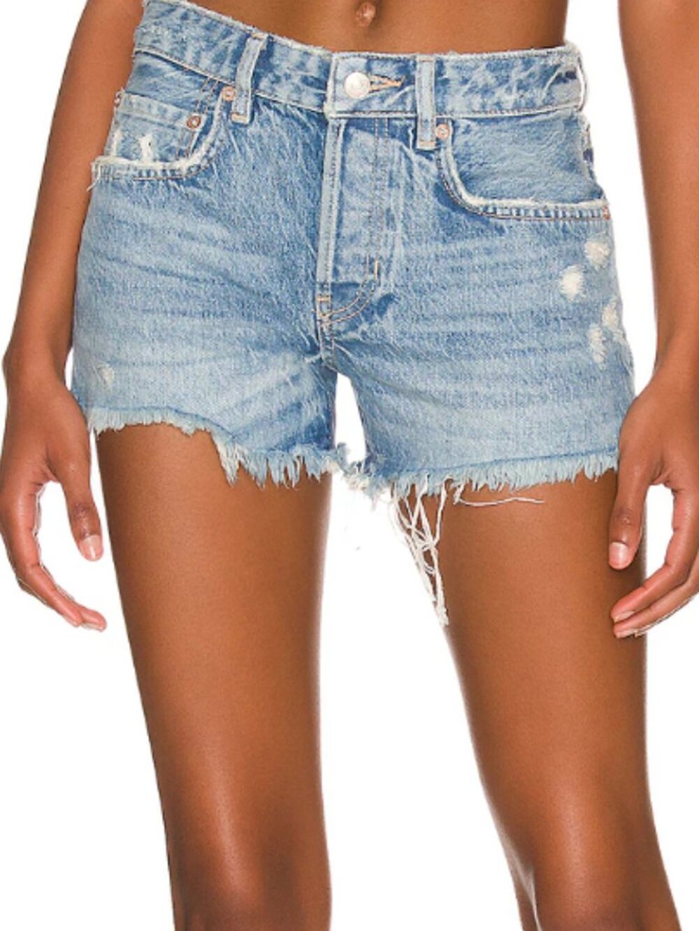 Free People We The Free Good TIme Relaxed Cutoff Denim Shorts